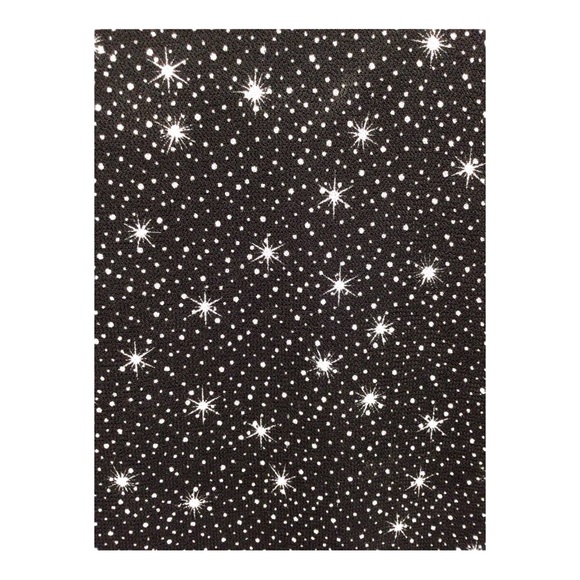 BLUE ILLUSION Blk & Wht Layered Starburst Rayon Blouse Size 3L - Picture 5 of 7